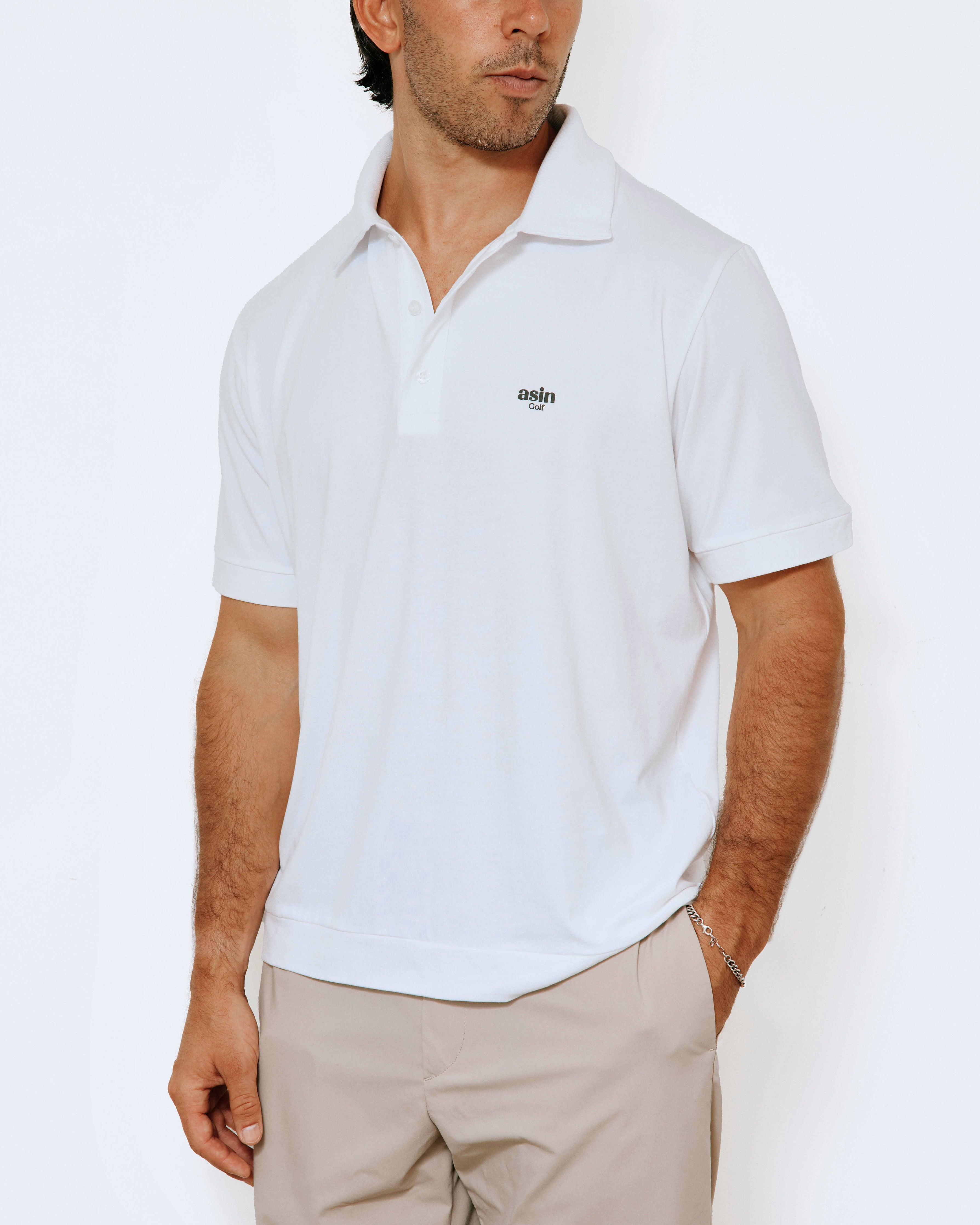 Stanford Polo White